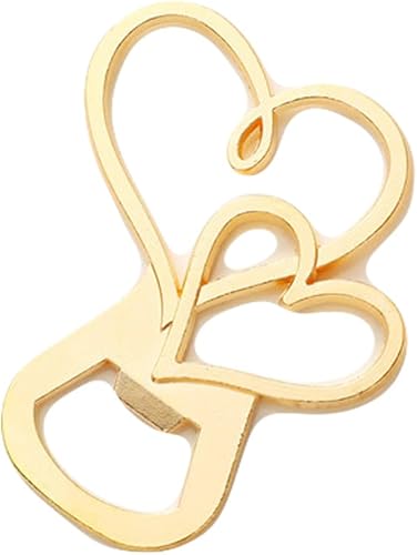 ARFUKA Abridor de botellas de acero inoxidable con forma de corazón doble abrebotellas de cerveza portátil para bebidas Soada Bebidas abrebotellas disponible en Yaxa Colombia