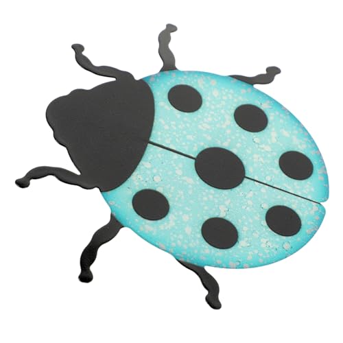SUPVOX Decoración De Pared Escarabajo Hierro Forjado Colgante De Pared Forma De Escarabajo Para Jardín Insectos Para Exteriores