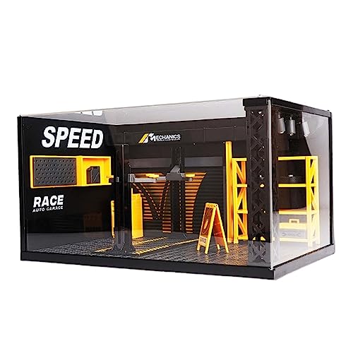 Vitrina de simulación de cochera de 1 24