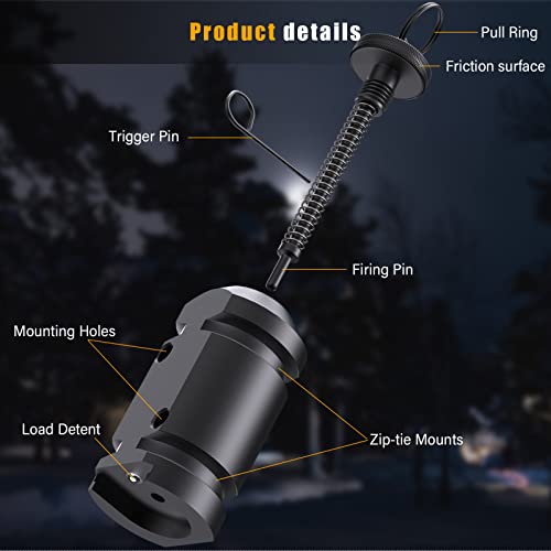 image for HOZOL 6 Pack Trip Alarm, 12 Gauge Perimeter Trip Alarm, Early Warning 