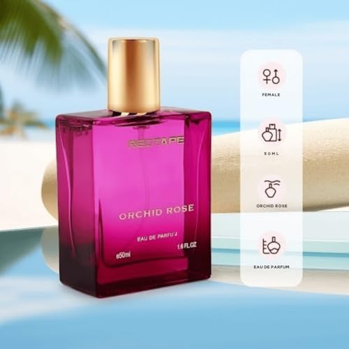 Image of Red Tape Orchid Rose Eau De Parfum for Women 50ML | Long-Lasting Luxury Perfume | Fragrance Spray | Premium Scented Gift for Her