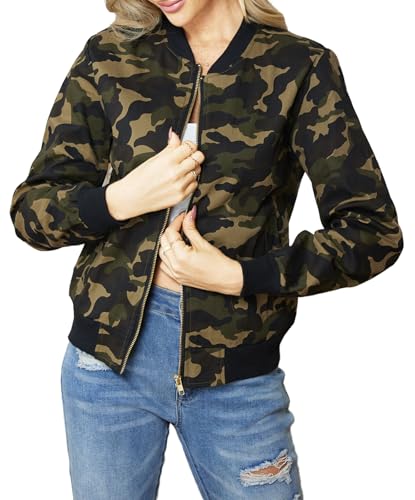 Sexycherry 43237-2 Faddish Military Casual Camouflage Lightweight Thin Short Jacket Coat thumb #5
