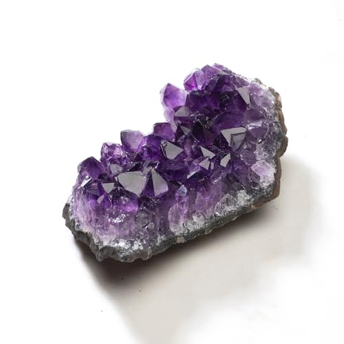 KALIFANO AAA+ Amethyst Geode - High energy Amatista Crystal from Uruguay - Natural Reiki Wicca Rock with Healing and Calming Effects (Family Owned and Operated)