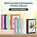 Lifting 2 Pack Mini Photo Album with 28 Pocket 2x3 Inch Pictures Fits for Fujifilm Instax Mini 7s 8 9 11 25 26 40 50s 90 Evo Z2300 Instant Camera, Polaroid Snap,Kpop Photocard Holder (Ink Black)