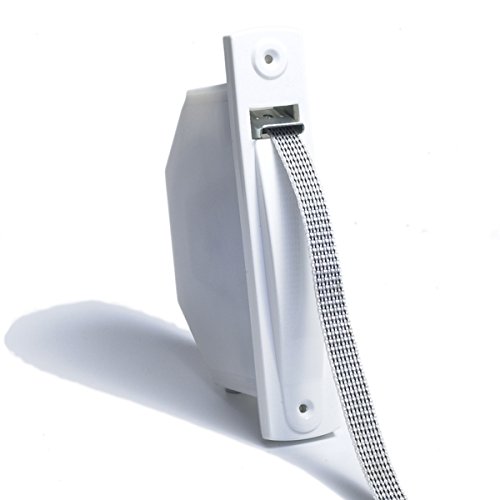 Preisvergleich Produktbild Cambesa Rollladen-Gurtwickler, für außen, 18 mm, Weiß