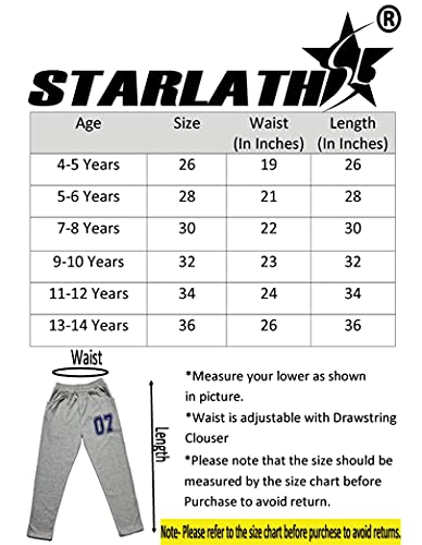 Image of star lath Boy's Regular Fit Track Pants, Pajamas and Lowers for Kids Combo (Pack of 2)