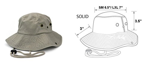 Image of Summer Outdoor Boonie Hunting Fishing Safari Bucket Sun Hat with Adjustable Strap