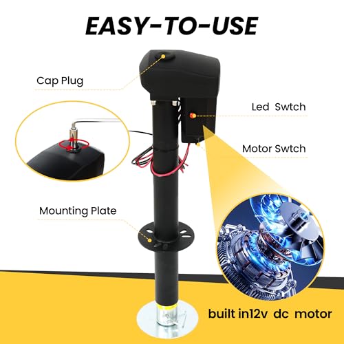 Pafessa 12V Electric Tongue Jack