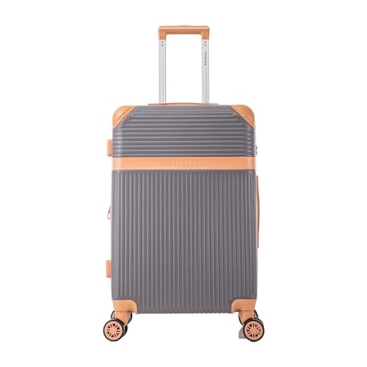 SANTINO, Mala de Viagem Kabri Rígida 360° Santino - ABEV408G Cor: Chumbo