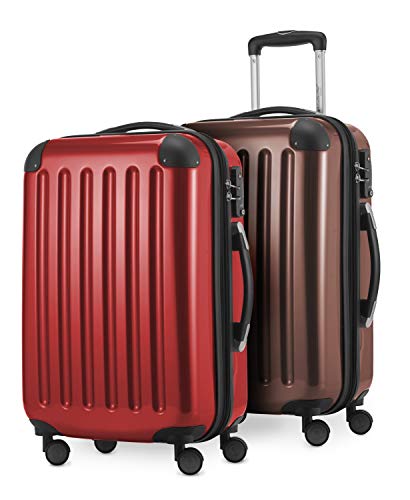 HAUPTSTADTKOFFER koffer, 84 liter, rood-bruin (multi) - 59238395