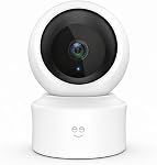 Geeni Scope Ultra 2K 360 Smart Auto-Follow Indoor Camera – 1440p Video Resolution, Wi-Fi Connectivity, Alexa & Smartphone Control, Wall Mountable, Pet & Elderly Monitoring Camera, White