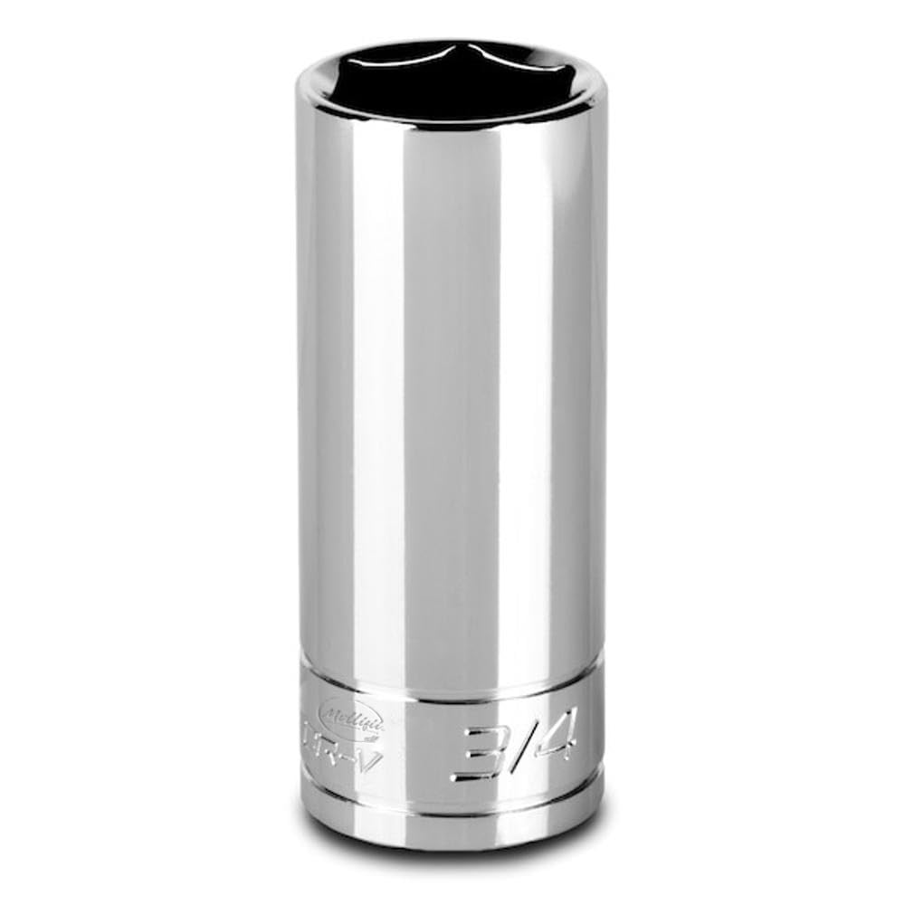 3/8 in Drive 3/4 in 6-Point SAE Deep Socket, Mfr: 1-2387-A