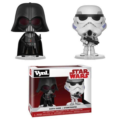 ¡Ya están disponibles en Funko Vynl. tus personajes favoritos de las películas y series más populares!Funko Vynl. Star WarsPack de 2 figurasPresentadas en una caja con ventanaProducto oficial Funko¡Completa tu colección de muñecos Funko!