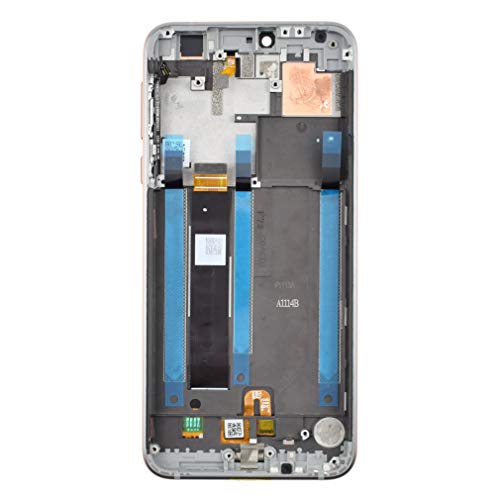 Image of TA-1100 LCD Screen Touch Digitizer Glass with Screen Frame Replacement for Nokia 7.1 TA-1097 TA-1085 TA-1095 TA-1096 Gloss Steel