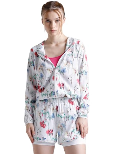 Image of ONLY Floral Longline Training or Gym Open Front Jacket