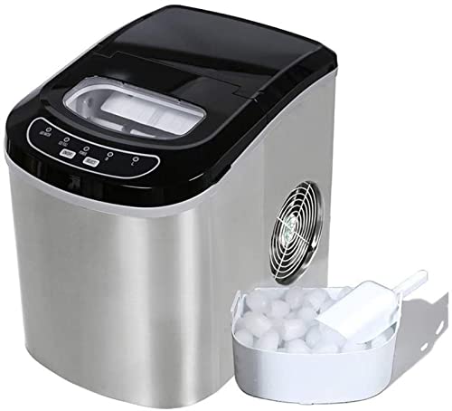 Fabricadora portátil de hielo de acero inoxidable miniatura 3