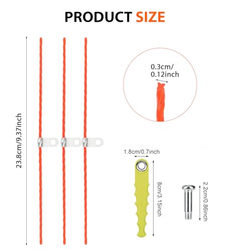 Image of THTEN AF-100 Replacement Blade Fit for Black+Decker GH600 GH900 LST220 | Compatible with Black Decker GH610,GH912,ST6600,ST7000,ST7700,NST1118,NST2118,LST220,LST300 Line String Trimmer 43PK