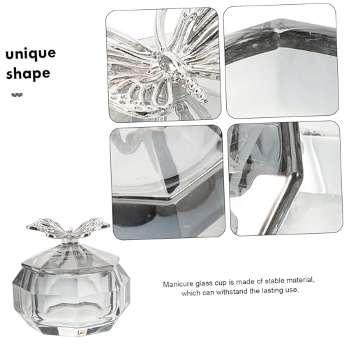 Set de tazones de vidrio para manicura y arte en uñas miniatura 3