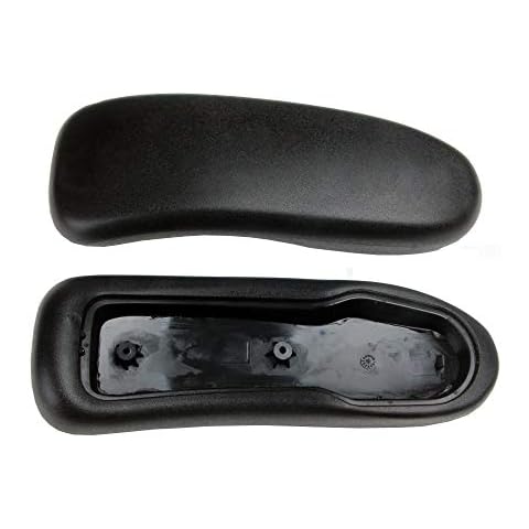 Vinyl Arm Pads Caps for Herman Miller Classic Aeron Chair Graphite Black Cover