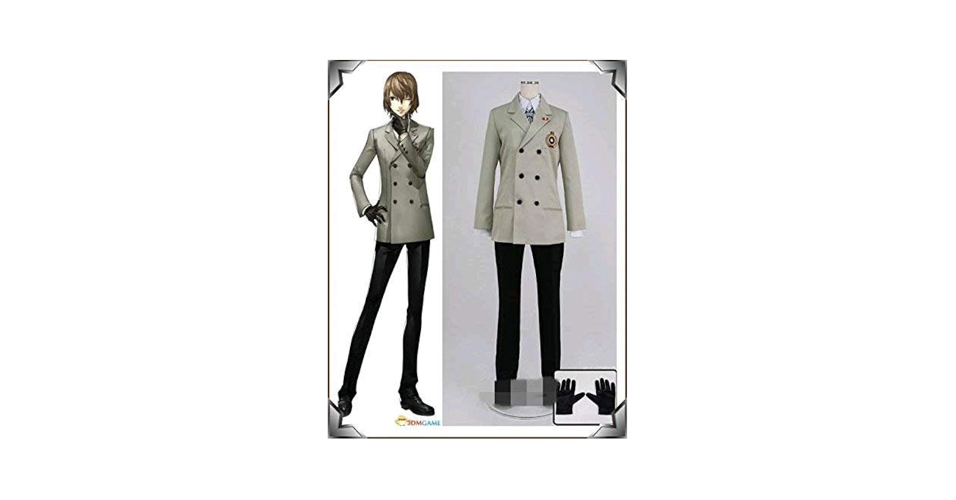 Amazon.co.jp: ペルソナ5 明智吾郎 コスプレ衣装 (女, M) : ホビー