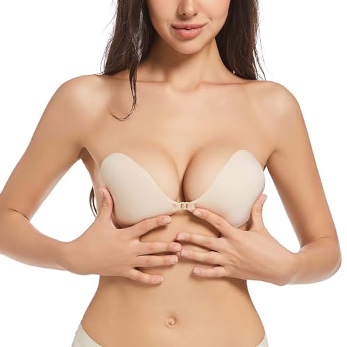 Sujetador deportivo de silicona sin rastro para mujer, a, L