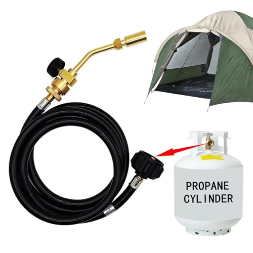 AALLYN Torcia per Saldatura con Tubo Flessibile, Torcia per Saldatura - Torcia Piccola con Tubo Flessibile - Cannello per saldare con Fiamma a Matita per Saldatura, brasatura, scongelamento, Cottura