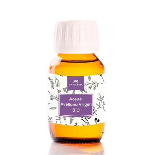Camassia Aceite de avellana virgen BIO | Aceites vegetales | Corylus avellana - de primera presión en frío de agricultura ecológica | 250ml