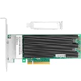 Euqvos Konwergentna karta sieciowa Intel X710-T4 PCIe Ethernet 10 Gigabit Ethernet Server NIC 4X porty RJ45 Intel XL710BM1 chip LAN obsługa Windows/Linux/Ubuntu/Freebsd