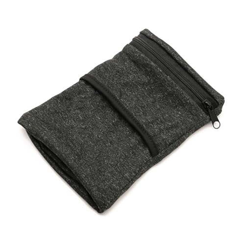 Handgelenk Beutel, Sport Handgelenktasche, Handgelenk-Geldbörse, Reißverschluss-Armband, Schweißabsorbierende Armbänder mit Tasche für Laufen, Spazieren, Joggen, Fahrrad und Yoga
