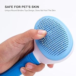 Selfcleaningslickerbrushcatanddogbrushindoorcatanddoggroomingshedbrusheasytoremovelooseundercoatusedforlonghairandshorthaircatanddoghairremovalbrusheswithmassage  Cucciolini Doodles   cucciolini doodles