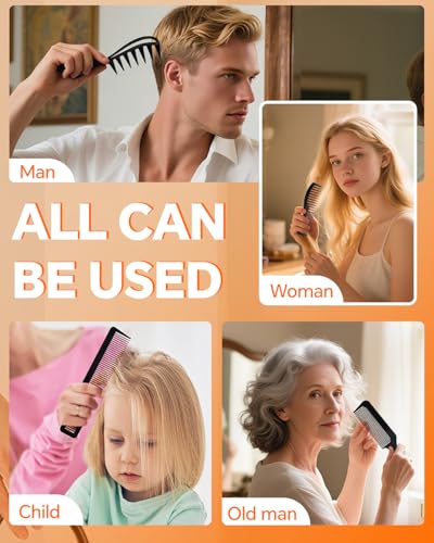 Set de 4 Peines para Mujer y Hombre miniatura 3
