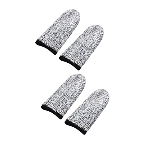 Abaodam Pet Tooth Tools 2 Sets of Cat Dog Brush Finger Sleeves Safe Gentle for Removing Plaque