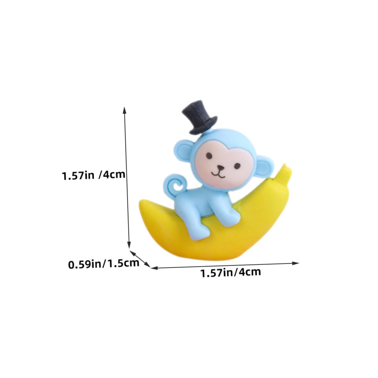 Gomme da Cancellare Gomme Divertenti e Creative a Forma di Banana e Scimmia 48 Pezzi in Materiale Tpr Colore Casuale per Studenti Uso Cancelleria Scolastica