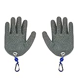 TOPIND Anti-Schnitt-Angelhandschuh, Fanghandschuhe, Jagdhandschuhe, rutschfest und wasserdicht,...