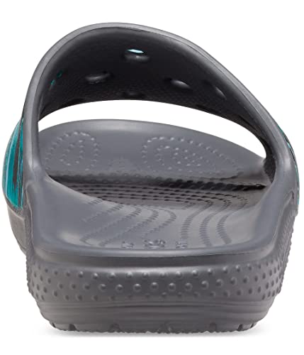 Image of Crocs Unisex Adult Classic Marbled Slide Bone /Mlti Croslite Slide | 206879-2Y3 |