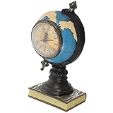Horloge de bureau globe – idéale pour de nombreuses occasions, comme la chambre, le salon, le bureau, etc. ornement d'horloge pour la maison