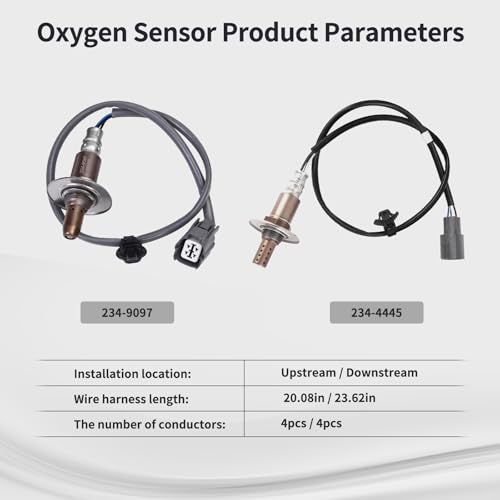 Sensor de Oxígeno para Subaru Outback Legacy H4 2.5L 2010-2012 2PCS miniatura 3