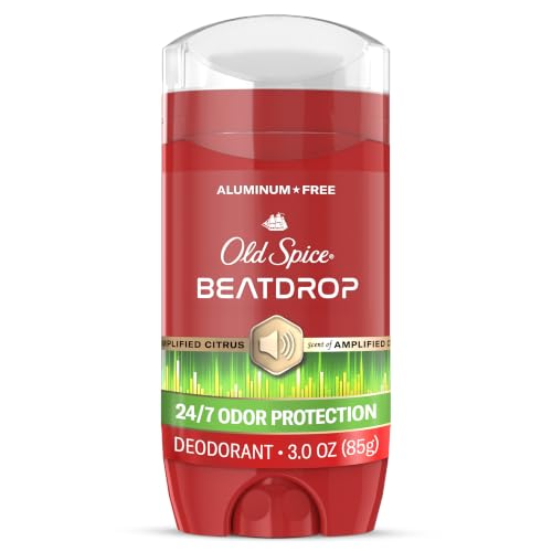Old Spice Deodorant for Men, Aluminum Free, Beatdrop Scent, 3.0 oz