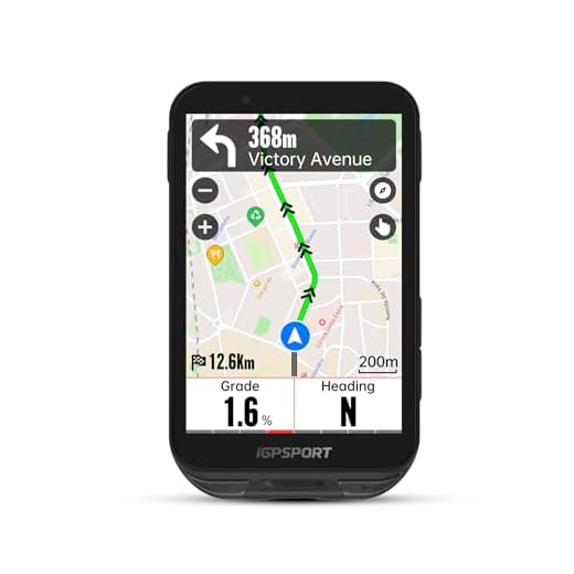iGPSPORT iGS800, GPS Ciclocomputador, Computadora Bicicleta, GPS para Ciclismo Alto 50h Batería de 3,5" LCD Color Pantalla Táctil Admite 32 GB, WiFi, BLE5.0/Ant+, IPX7