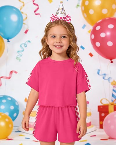 Image of SANMIO Toddler Girl Clothes Summer 3 Piece Outfits Cute
