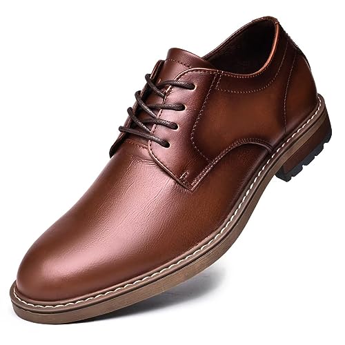 Image of Arkbird Mens Dress Shoes, Lace Up Leather Oxford