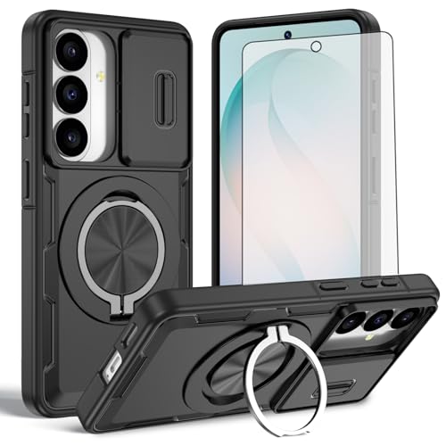 Coque de téléphone Samsung S26 5G antichoc avec verre trempé et accessoires cellulaires