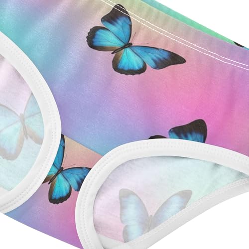Blue Black Butterflies Rainbow Girls Underwear Toddlers 2t Cotton Girl Panties Cute Aesthetic Briefs Kids Undies4