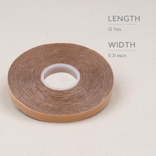 Image of WENNALIFE Hair Extension Tape Roll Double-Sided, 12 yd x 0.3 in