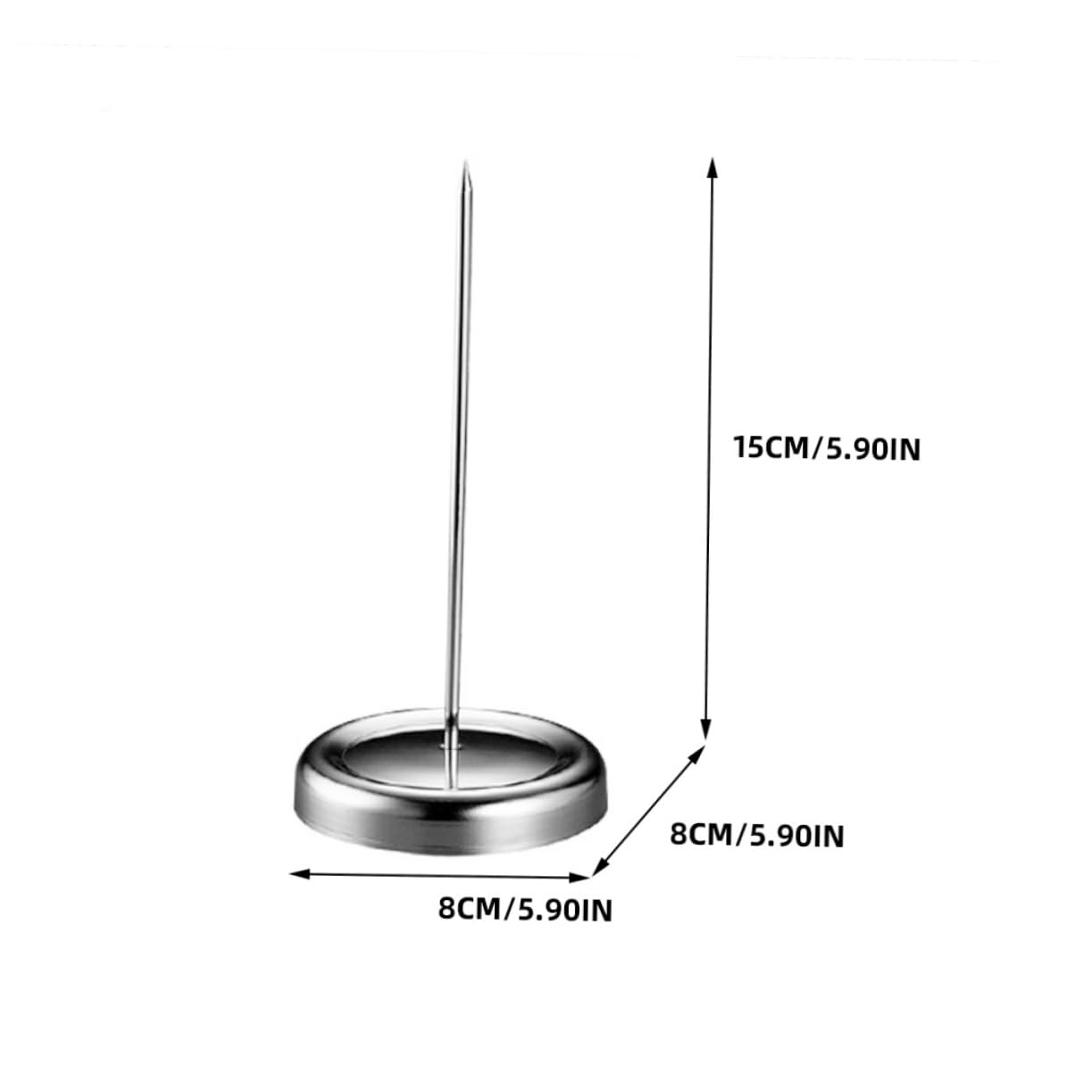 SEWACC Receipt Spike Holder Memo Holder for Desk for Restaurant Kitchen Hotel Practical Invoice Display with Smooth Finish