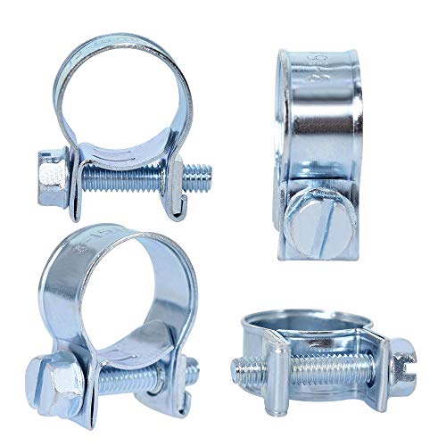 Findmall DOES NOT APPLY 20 Pcs 5/16 Inch Fuel Injection Gas Line Style Hose Clamps 1/2 Inch thumb #4