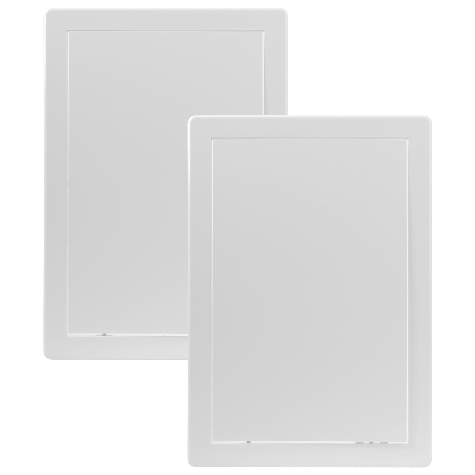 Panneau d'accès blanc en plastique ABS 20x30 cm pour trappe de visite mur et plafond Lot de 2