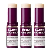 Cemenrete Calcium Volume Multi Balm, Collagen Moisturing Stick, Wrinkle Core Stick, Intensive Repair & Moisturizing Cream, Hydrating, Firming Skin, Suitable for Eyes, Neck, Face,90g/0.32FL.OZ (3pcs)