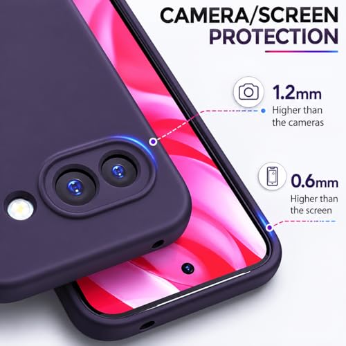 Image of FIRST MART Matte Silicone Back Cover for Google Pixel 10A - Purple