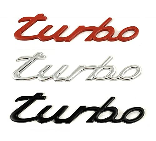 Image of Metal Chrome Turbo Auto Car Trunk Rear Fender Emblem Badge Decal Sticker Sport (1PC)